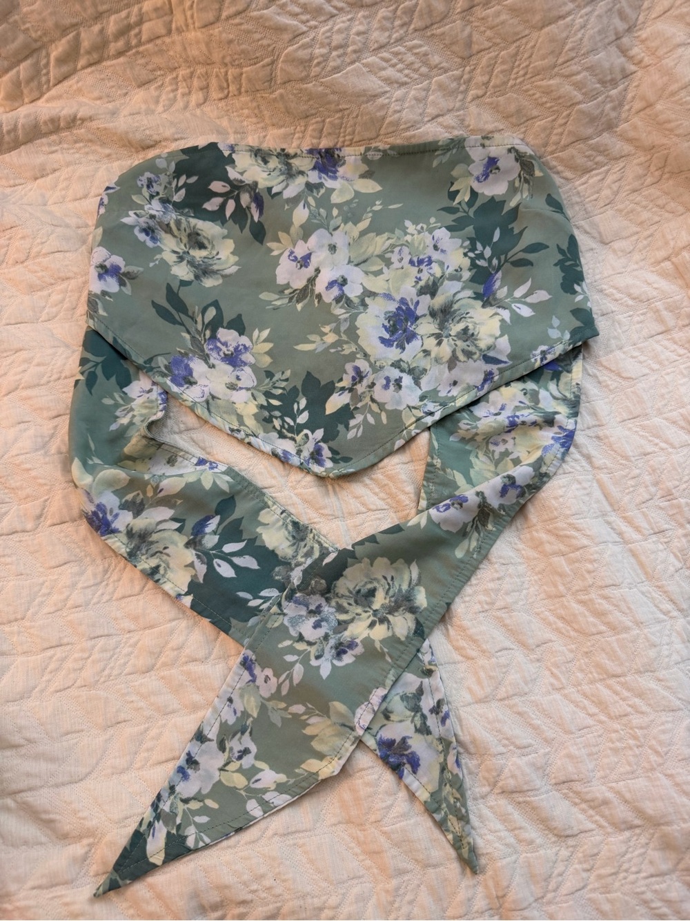 Abercrombie & Fitch Sage Green Tie Top